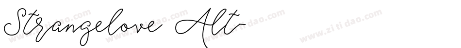 Strangelove Alt字体转换